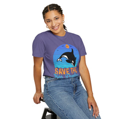 Save The Sea Pandas Comfort Colors Unisex Garment-Dyed T-shirt