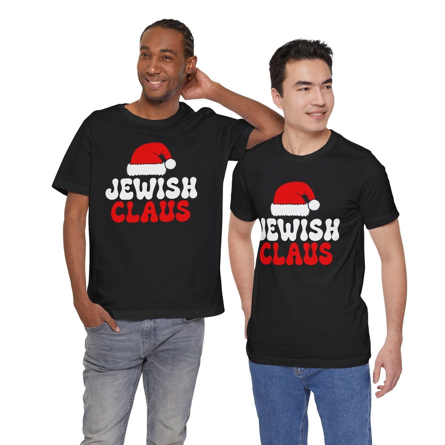 Santa Jewish Claus - Unisex Jersey Short Sleeve Tee