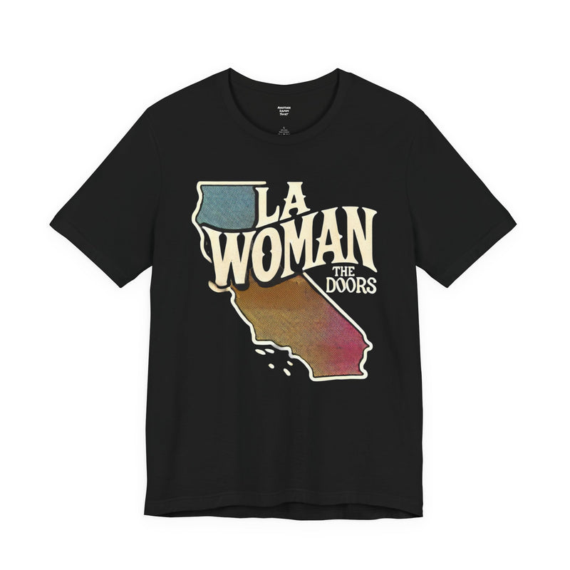 LA Woman, The Doors - Graphic Unisex Jersey Short Sleeve Tee