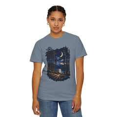 Moonlit Forest T-Shirt – Nature Lover Camping Shirt