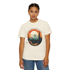 Mount Rainier National Park Graphic, Comfort Colors Soft Relaxed Fit Unisex Garment-Dyed T-shirt