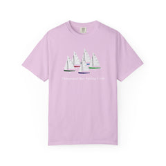 Hempstead Bay Sailing Club T-Shirt — Vintage Sailboat Race Day Tee