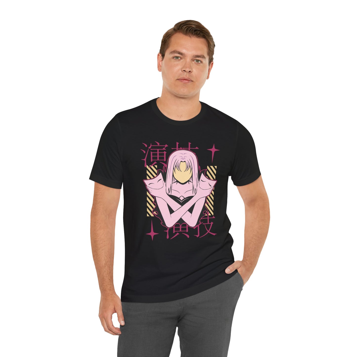 Anime Girl Actors Art - Unisex Jersey Short Sleeve Tee