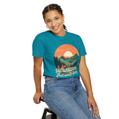 Shenandoah National Park Graphic, Comfort Colors Soft Relaxed Fit Unisex Garment-Dyed T-shirt