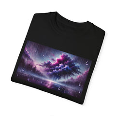 Prince Inspired Purple Rain Mural Graphic - Unisex Comfort Colors Shirt