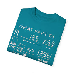 CAMERA DISPLAY, Graphic Unisex Garment-Dyed T-shirt