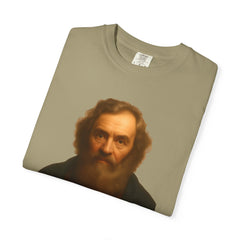 Historical Galileo Galilei Portrait Quote T‑Shirt — "I didn't mean to start drama. I just said the Earth moves."
