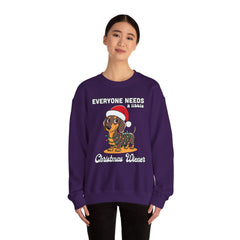 Everyone needs a little Christmas weiner - Unisex Heavy Blend™ Crewneck Sweatshirt