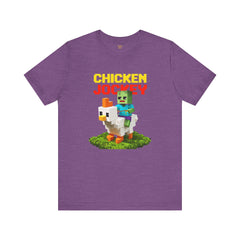 Video Game Chicken Jockey Tee - Unisex Short Sleeve T-Shirt