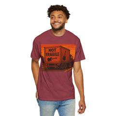 Not Fragile Unisex Garment-Dyed T-Shirt -BTO Inspired Vintage Guitar Graphic Tee
