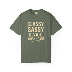 Classy Sassy T-shirt, Unisex Casual Top, Statement Tee, Gift for Her, Fashion Apparel, Birthday Humor Shirt