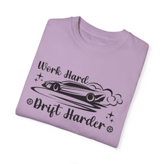 Sports Car Drift Unisex T-Shirt - Work Hard, Drift Harder