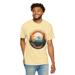 Mount Rainier National Park Graphic, Comfort Colors Soft Relaxed Fit Unisex Garment-Dyed T-shirt