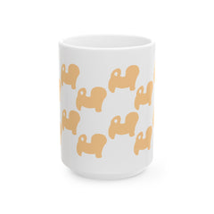 Akita Dog Ceramic Mug, (11oz, 15oz)