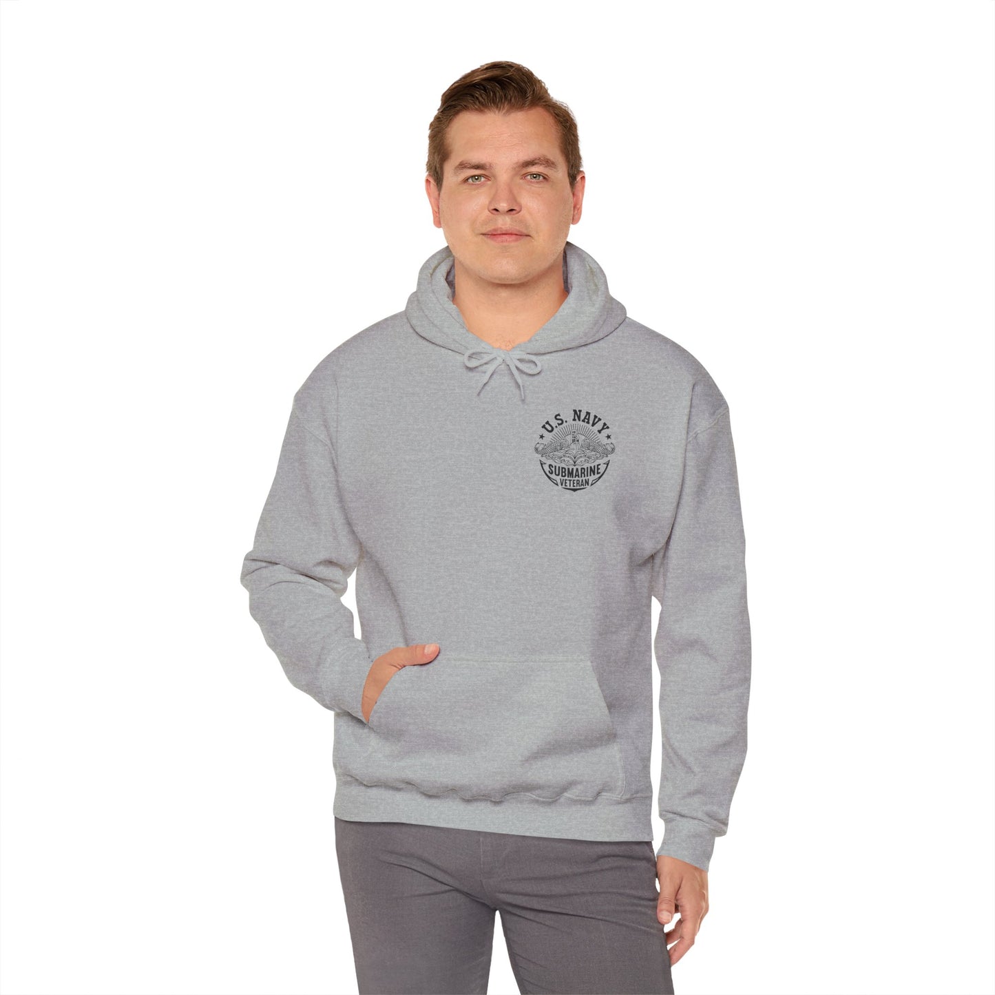 United States Navy Submarine Veteran - Graphic Unisex Heavy Blend™ Hooded Sweatshirt