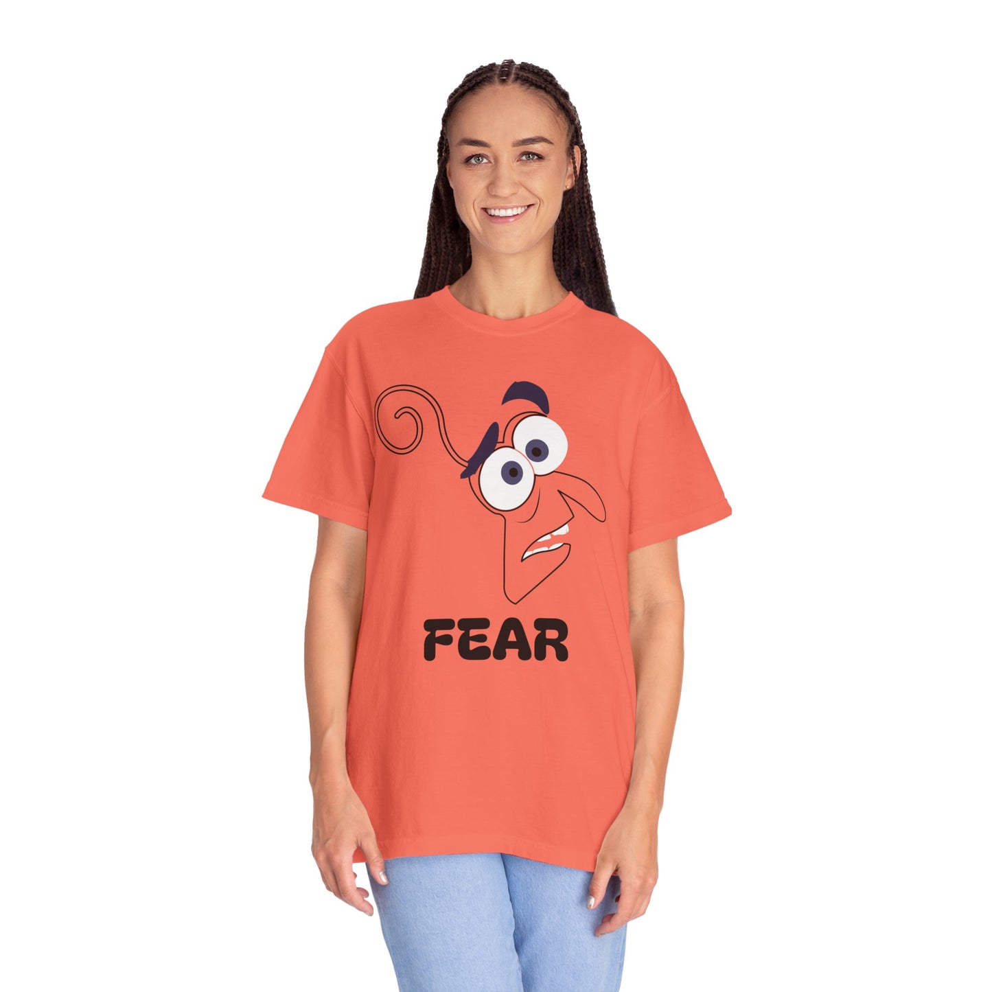 FEAR Emotion Graphic Unisex Comfort Colors Garment Dyed T Shirt