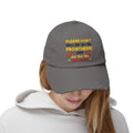 Funny Leg Amputee Quote - distressed unisex cap