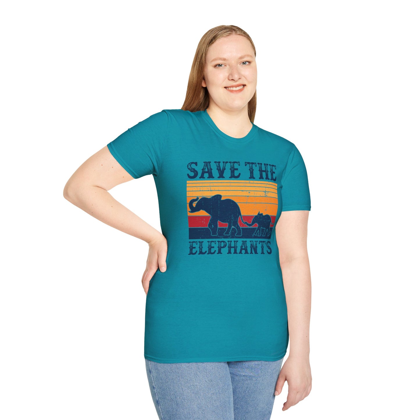 Save the Elephants Unisex Softstyle T-Shirt