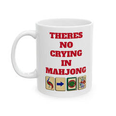 Funny Mahjong Ceramic Mug - 11oz & 15oz Sizes - Perfect Gift for Mahjong Players