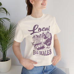 Local Egg Dealer Unisex Jersey Tee - Perfect for Farmers & Foodies