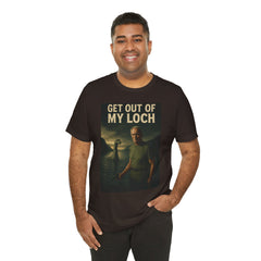 Get Out Of My Loch Nostalgic Graphic Tee. Clint Eastwood Satire Tee