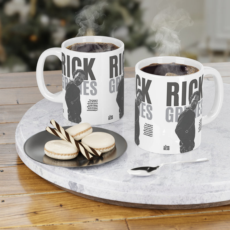 Rick Grimes Ceramic Mug — The Walking Dead Three-Panel Design (11/15/20oz)