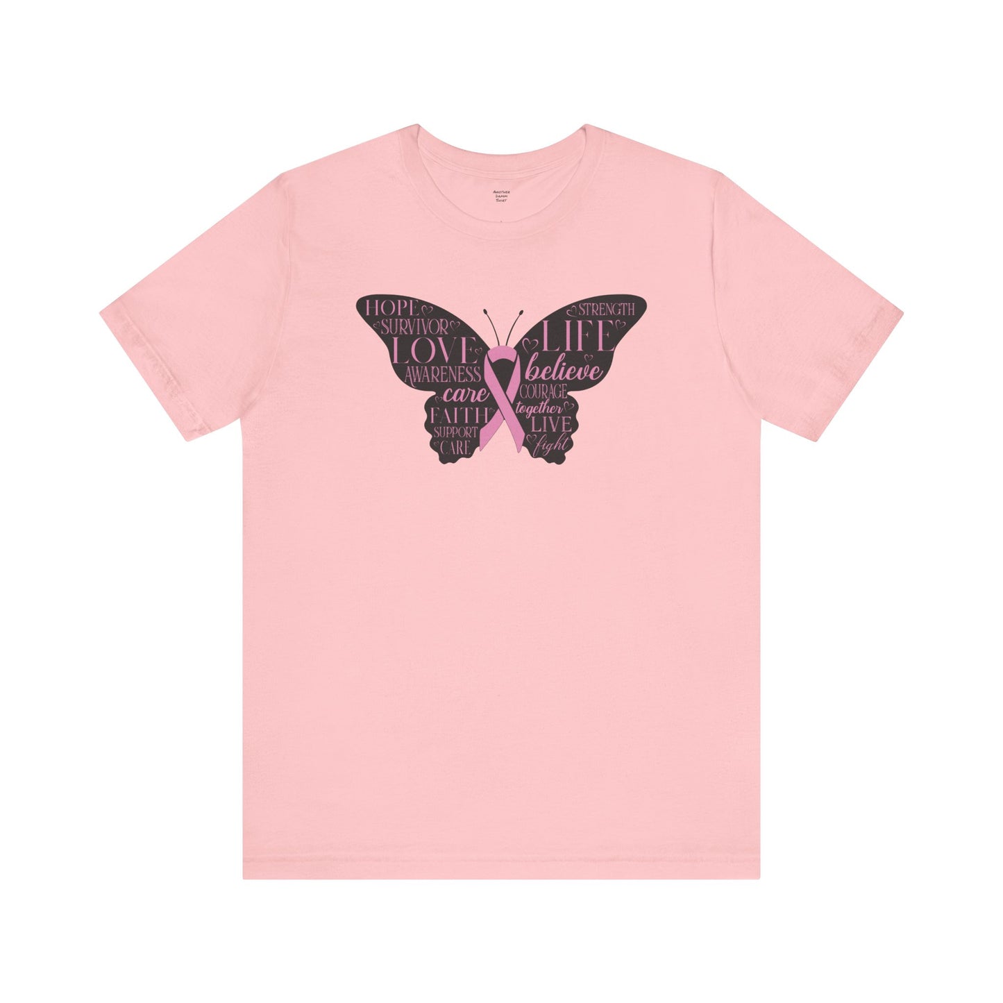 Butterfly Cancer Awareness and Survivor - Unisex Jersey Short Sleeve Tee