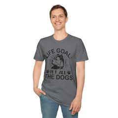 Dog Lover Life Goal Pet ALL The Dogs T-Shirt