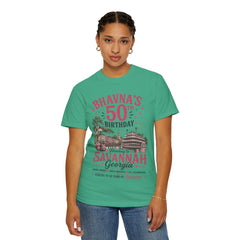 Bhavna Personalized 50th Birthday Girls Trip Savannah, Georgia T-Shirt