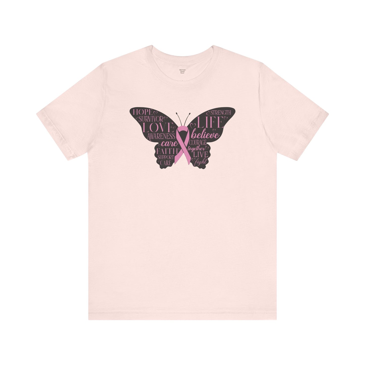 Butterfly Cancer Awareness and Survivor - Unisex Jersey Short Sleeve Tee