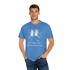 Frog Dancing Its Real, Retro Graphic Shirt, 90s Frog Tee, Nature Shirt, Dancing Frog Tee, Frog Lovers, Vintage Style Relaxed Fit T-shirt