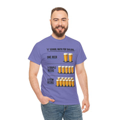T-Shirt -  "A" School Math for Sailors Funny Beer Graphic Tee