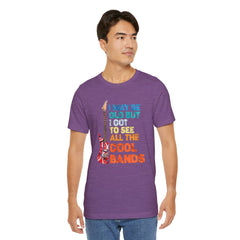 Vintage Rock Band Graphic Tee - 'I May Be Old, But I Got to See All the Cool Bands'