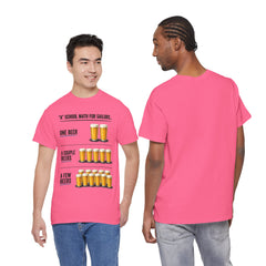 T-Shirt -  "A" School Math for Sailors Funny Beer Graphic Tee