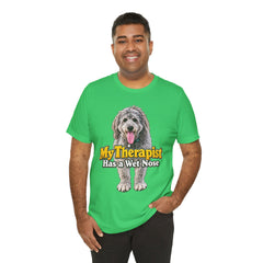My Therapist Has A Wet Nose Personalized with your dog(s) image T-Shirt