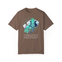 Elephants Graphic  Garment-Dyed T-shirt