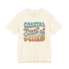 Coastal State of Mind Tee — Retro Beach Graphic T-Shirt