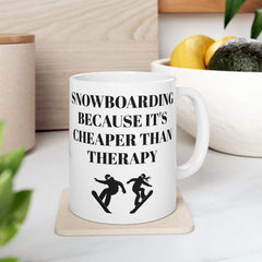Snowboarding Therapy - Ceramic Mug