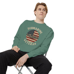 Vintage Submarine Veteran Sweatshirt, Unisex Crewneck, Comfortable Casual Wear, Perfect Gift for Veterans, Military Appreciation