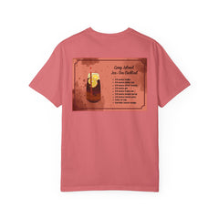 Long Island NY Comfort Colors Garment-Dyed T-shirt with Long Island Ice Tea Cocktail Recipe on Back