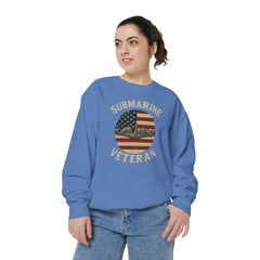 Vintage Submarine Veteran Sweatshirt, Unisex Crewneck, Comfortable Casual Wear, Perfect Gift for Veterans, Military Appreciation
