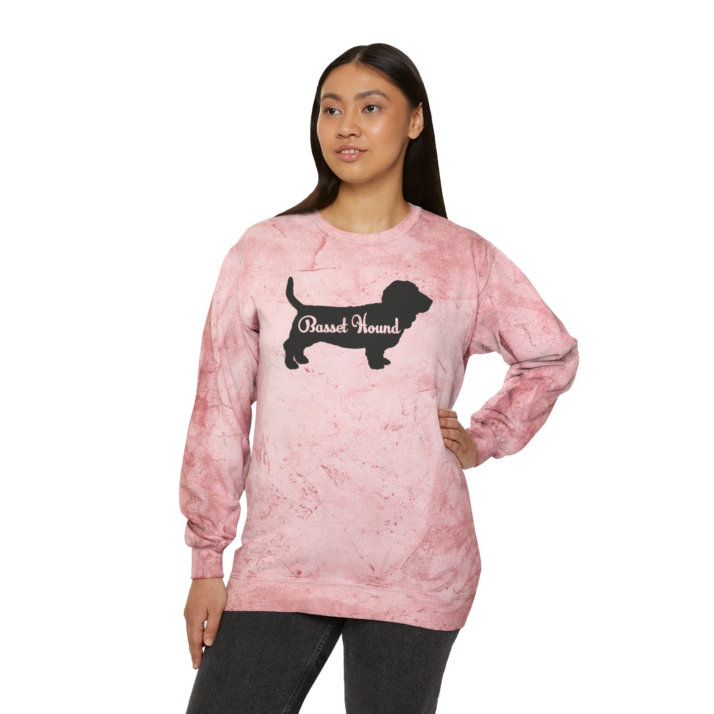 Basset Hound Unisex Comfort Colors Sweatshirt