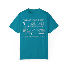 CAMERA DISPLAY, Graphic Unisex Garment-Dyed T-shirt