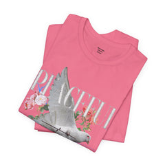 Peaceful Flowers With Dove Unisex Tee