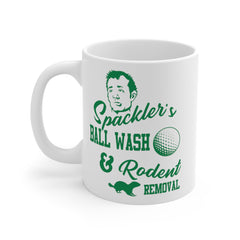 Carl Spackler Ball Wash & Rodent Removal,Bushwood Country Club,Golf Movie fan gift,Bill Murray mug,pop culture gift,Caddyshack Movie gift