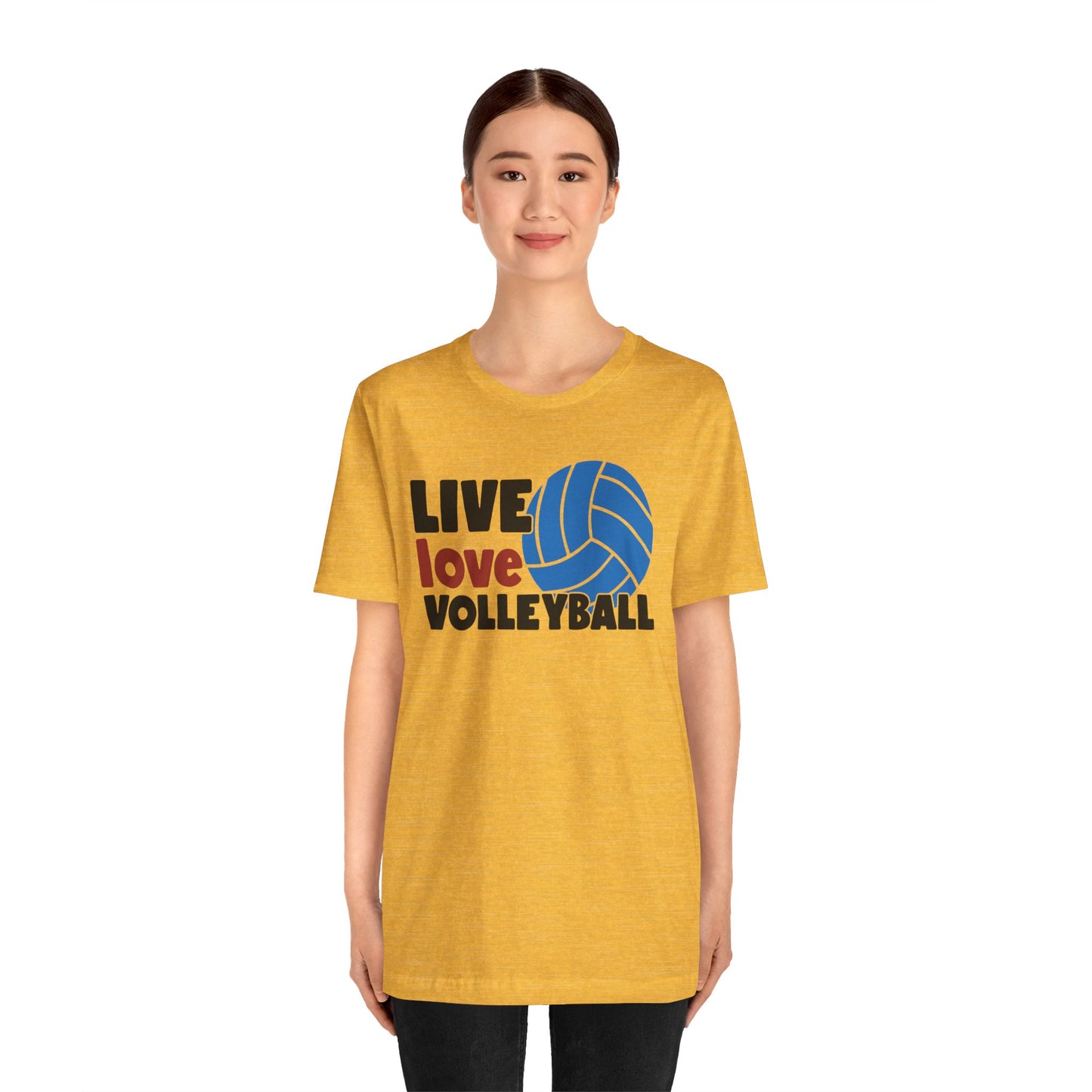 Live Love Volleyball T Shirt,gift for her,gift for him,volleyball gift,sports tee,team shirt,player gift,coach gift,Love Volleyball,Spike it