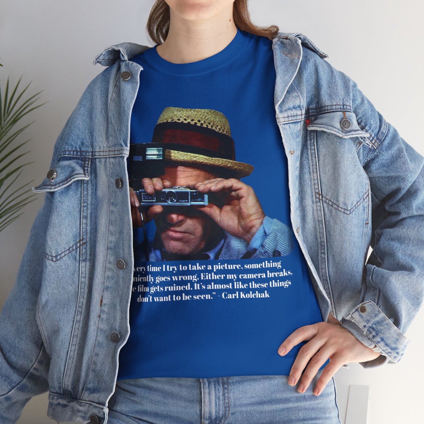 The Night Stalker Carl Kolchak Quote - Graphic Unisex Heavy Cotton Tee