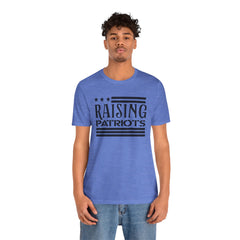 Raising Patriots Tee – Americana Stars & Stripes Family Pride T-Shirt