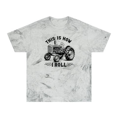This Is How I Roll - Tractor Graphic Unisex Color Blast T-Shirt