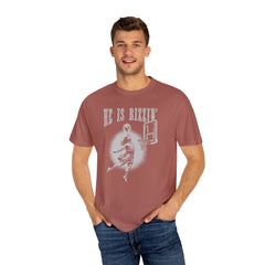 He Is Rizzin' Vintage Playing Basketball Shirt  -  Unisex T Shirt